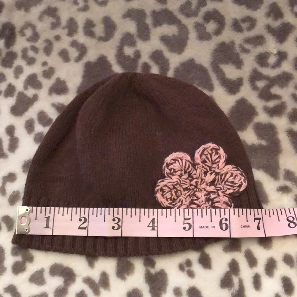 2006 Old Navy Newborn Essentials Brown Knit Hat Size 3-6 months